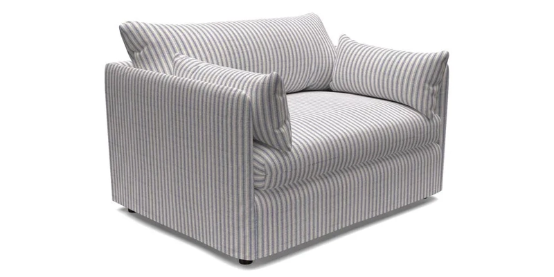 Madehurst Snuggler in Two Tone Plain Biscuit. Loose cover option available