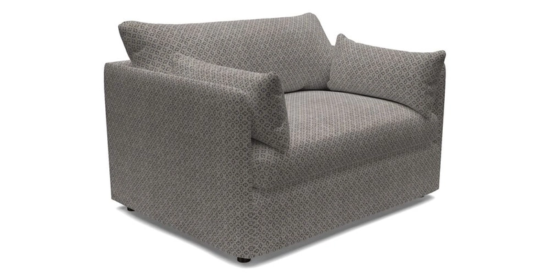 Madehurst Snuggler in Two Tone Plain Biscuit. Loose cover option available