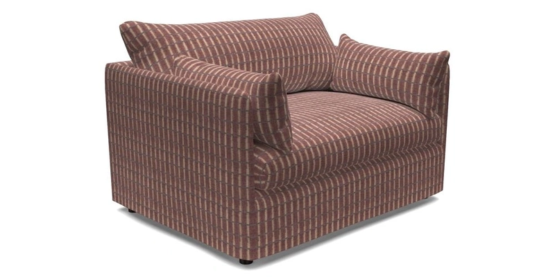 Madehurst Snuggler in Two Tone Plain Biscuit. Loose cover option available