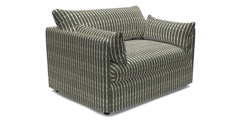 Madehurst Snuggler in Two Tone Plain Biscuit. Loose cover option available