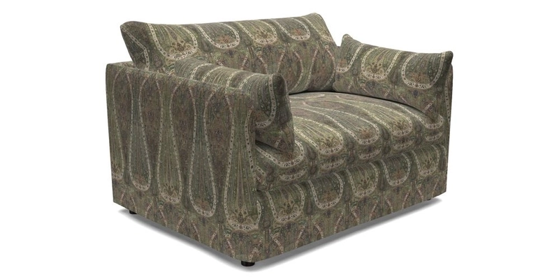 Madehurst Snuggler in Two Tone Plain Biscuit. Loose cover option available