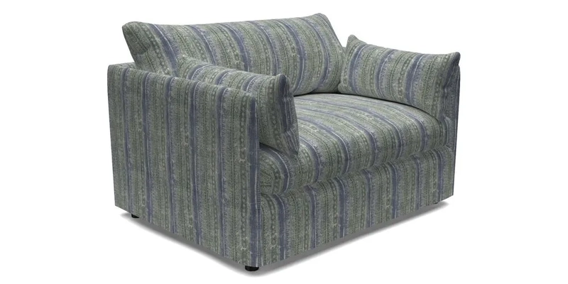 Madehurst Snuggler in Two Tone Plain Biscuit. Loose cover option available