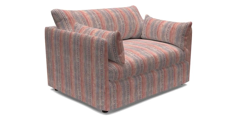Madehurst Snuggler in Two Tone Plain Biscuit. Loose cover option available