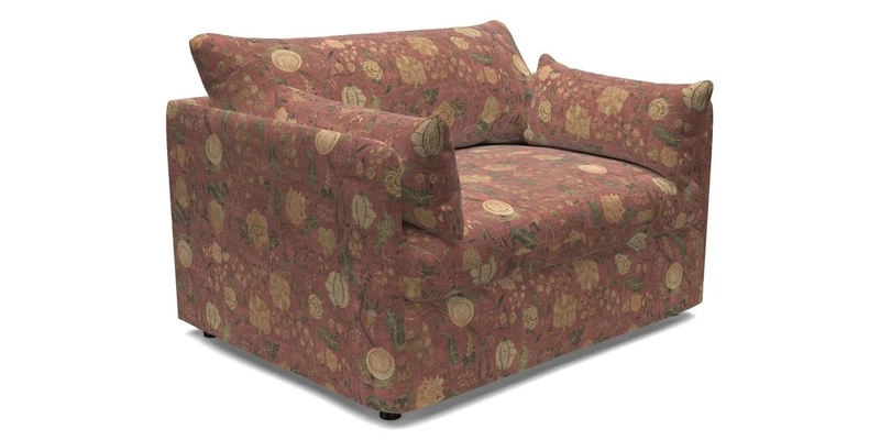 Madehurst Snuggler in Two Tone Plain Biscuit. Loose cover option available