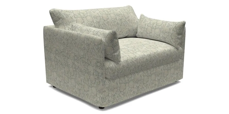 Madehurst Snuggler in Two Tone Plain Biscuit. Loose cover option available