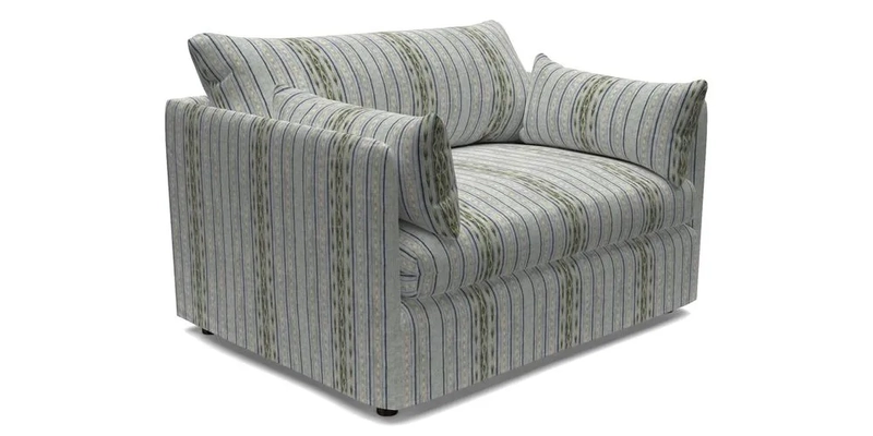Madehurst Snuggler in Two Tone Plain Biscuit. Loose cover option available