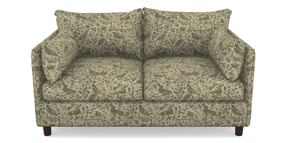 Product photograph of Madehurst 2 5 Seater Sofa In V A Drawn From Nature - Bird And Rabbit - Dark Green from Sofas and Stuff Limited