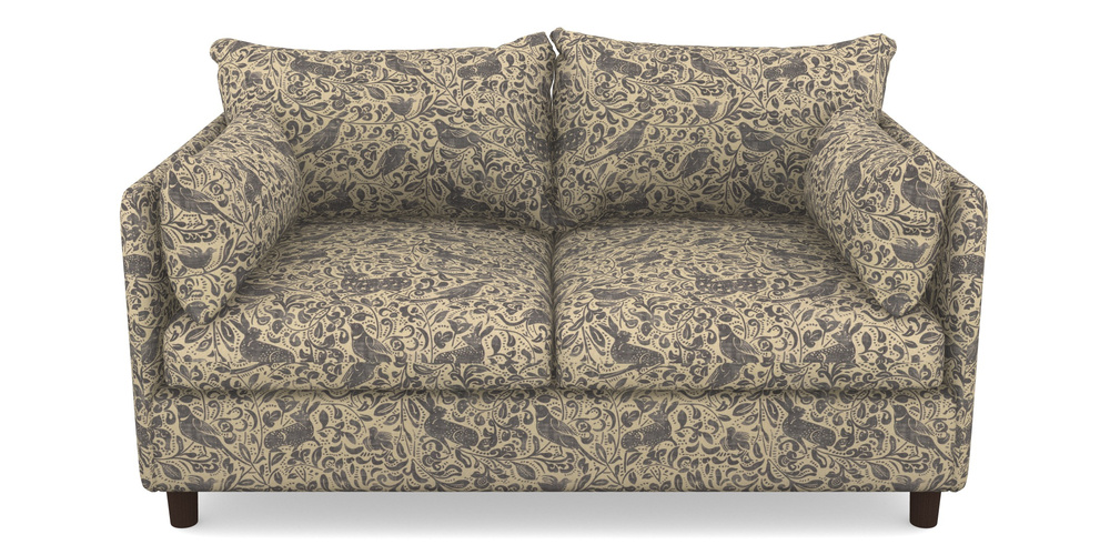 Product photograph of Madehurst 2 5 Seater Sofa In V A Drawn From Nature - Bird And Rabbit - Navy from Sofas and Stuff Limited