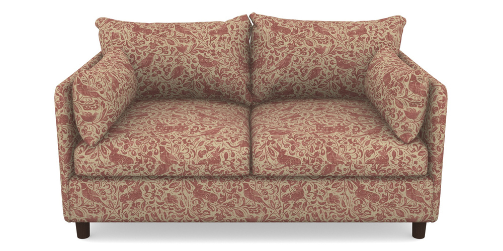 Product photograph of Madehurst 2 5 Seater Sofa In V A Drawn From Nature - Bird And Rabbit - Red from Sofas and Stuff Limited