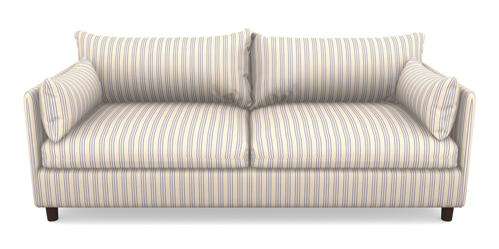 Product photograph of Madehurst 4 Seater Sofa In Cloth 22 - Racing Stripes Ayr - Blueberry from Sofas and Stuff Limited