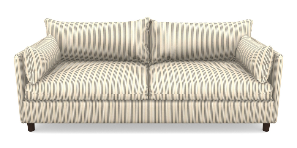 Product photograph of Madehurst 4 Seater Sofa In Cloth 22 - Racing Stripes Ayr - Charcoal from Sofas and Stuff Limited