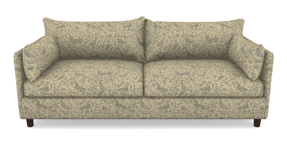 Product photograph of Madehurst 4 Seater Sofa In V A Drawn From Nature - Bird And Rabbit - Duck Egg from Sofas and Stuff Limited
