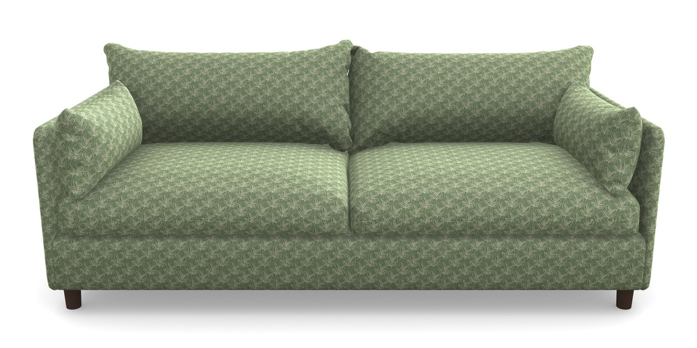 Product photograph of Madehurst 4 Seater Sofa In Cloth 21 - Decorative Leaf - Forest from Sofas and Stuff Limited