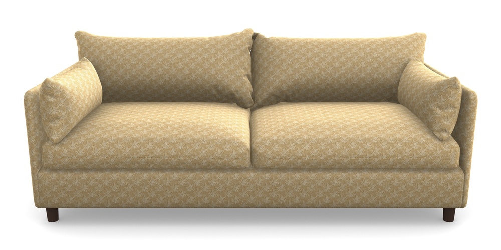 Product photograph of Madehurst 4 Seater Sofa In Cloth 21 - Decorative Leaf - Quince from Sofas and Stuff Limited