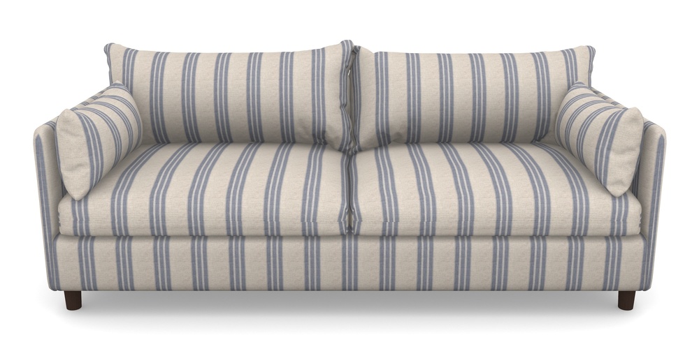 Product photograph of Madehurst 4 Seater Sofa In Cloth 18 Stripes - Bengal - Indigo from Sofas and Stuff Limited