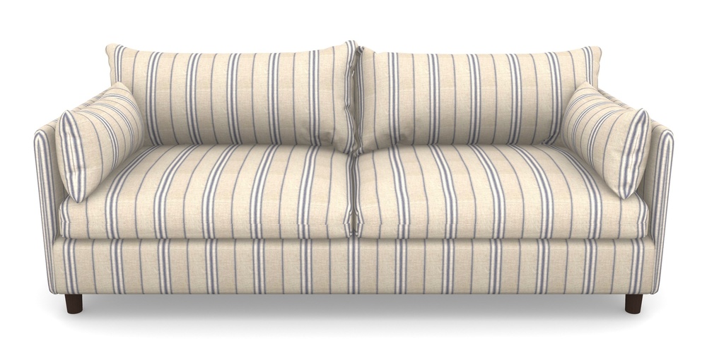 Product photograph of Madehurst 4 Seater Sofa In Cloth 18 Stripes - Regimental - Indigo from Sofas and Stuff Limited