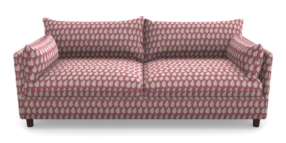 Product photograph of Madehurst 4 Seater Sofa In Cloth 21 - Oak Leaf - Cassis from Sofas and Stuff Limited