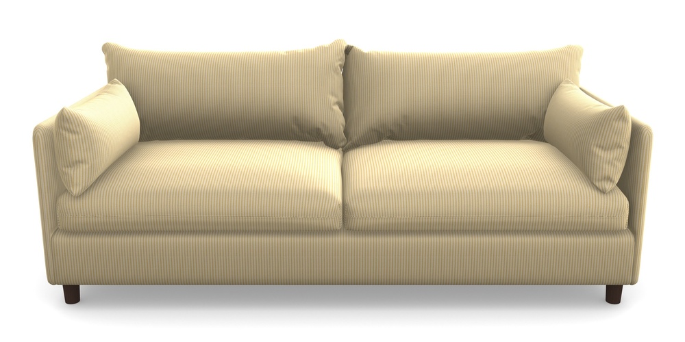 Product photograph of Madehurst 4 Seater Sofa In Cloth 21 - Simple Stripe - Canary from Sofas and Stuff Limited