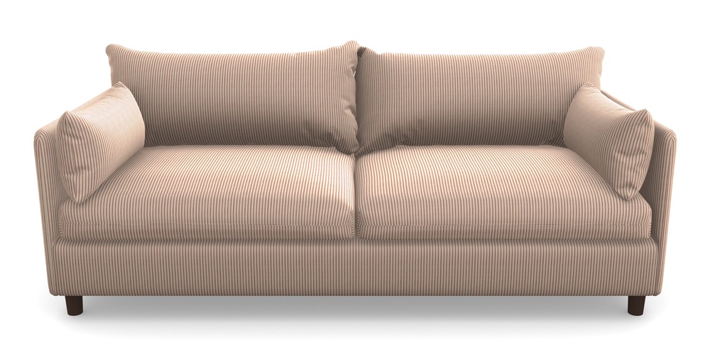 Product photograph of Madehurst 4 Seater Sofa In Cloth 21 - Simple Stripe - Cassis from Sofas and Stuff Limited