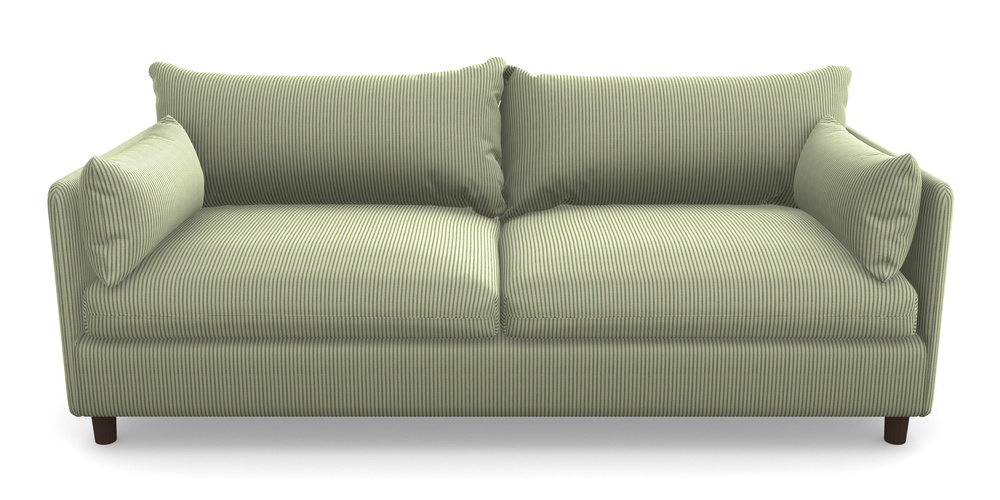 Product photograph of Madehurst 4 Seater Sofa In Cloth 21 - Simple Stripe - Forest from Sofas and Stuff Limited