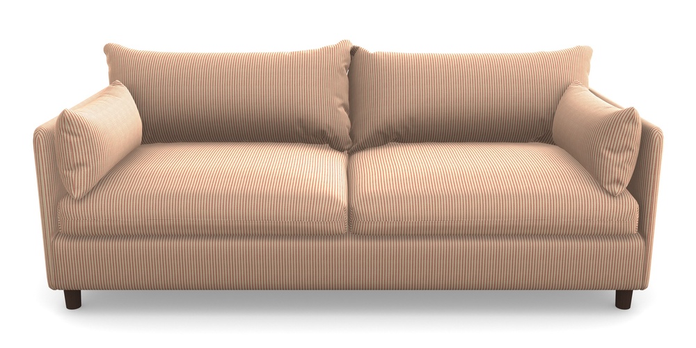 Product photograph of Madehurst 4 Seater Sofa In Cloth 21 - Simple Stripe - Ginger Snap from Sofas and Stuff Limited