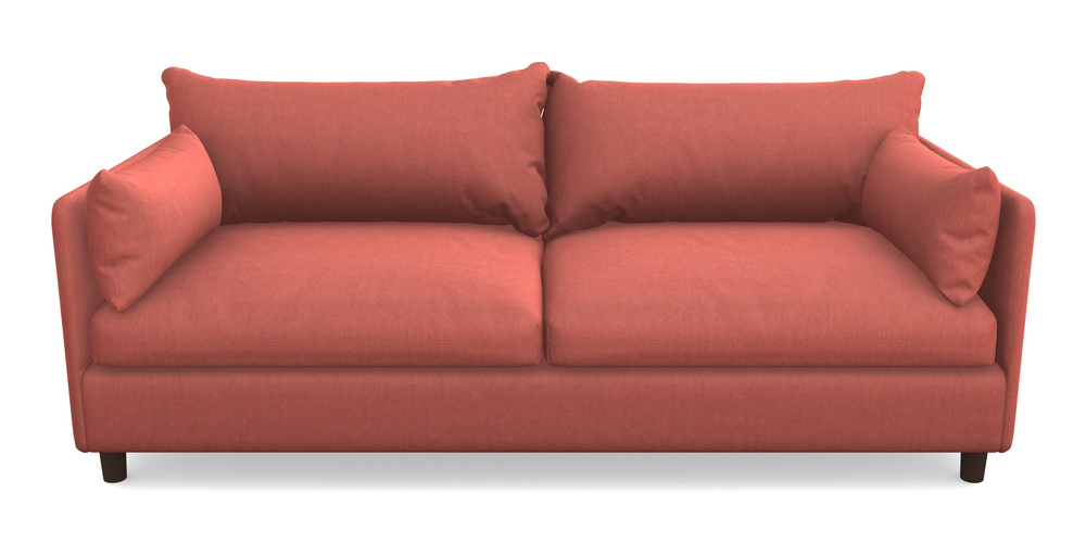 Product photograph of Madehurst 4 Seater Sofa In Clever Tough And Eco Velvet - Damson from Sofas and Stuff Limited