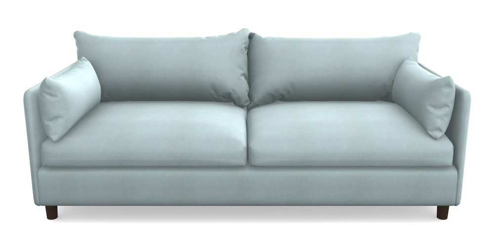 Product photograph of Madehurst 4 Seater Sofa In Clever Tough And Eco Velvet - Mineral from Sofas and Stuff Limited