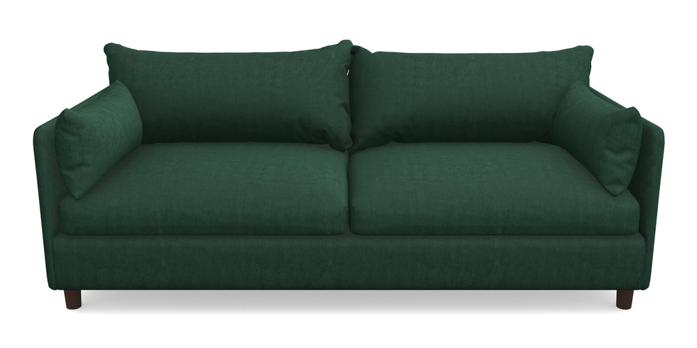 Product photograph of Madehurst 4 Seater Sofa In Clever Tough And Eco Velvet - Pine from Sofas and Stuff Limited