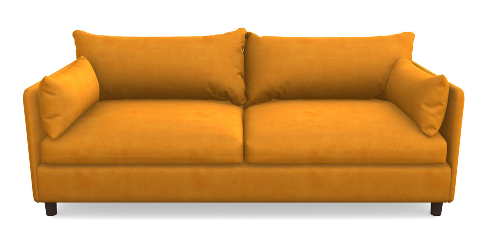 Product photograph of Madehurst 4 Seater Sofa In Clever Tough And Eco Velvet - Spice from Sofas and Stuff Limited
