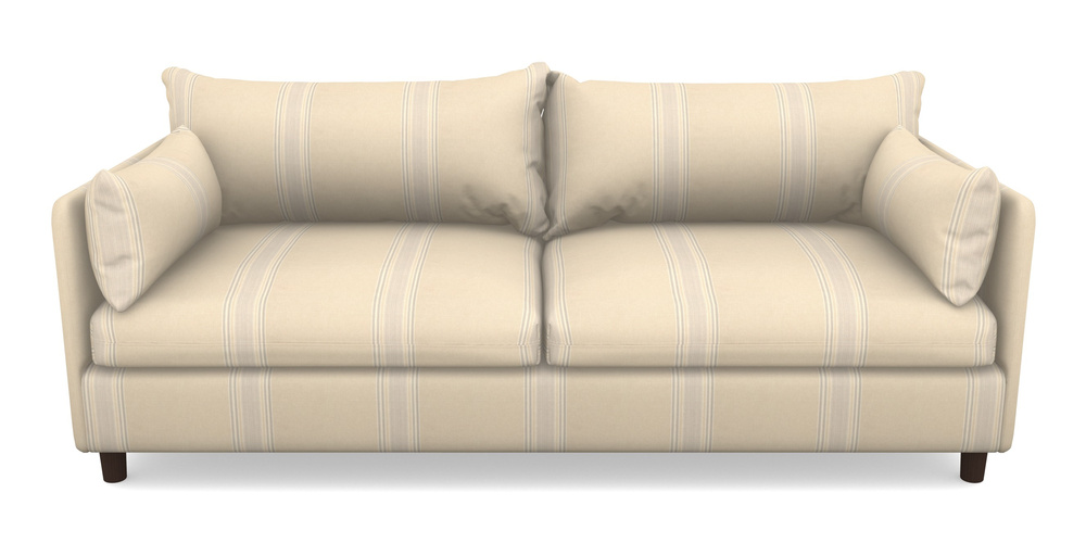 Product photograph of Madehurst 4 Seater Sofa In Cloth 22 - Racing Stripes Cheltenham - Dove from Sofas and Stuff Limited