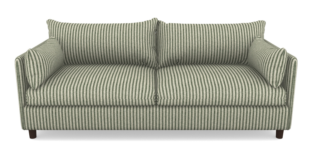 Product photograph of Madehurst 4 Seater Sofa In Cloth 22 - Pinstripe - Courgette from Sofas and Stuff Limited