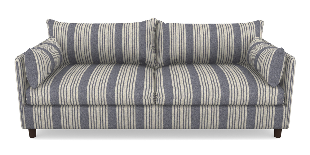 Product photograph of Madehurst 4 Seater Sofa In Cloth 22 - Bayadere - Deep Water from Sofas and Stuff Limited