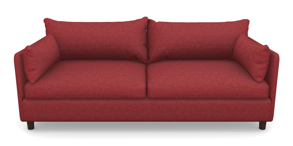 Product photograph of Madehurst 4 Seater Sofa In Easy Clean Plain - Claret from Sofas and Stuff Limited