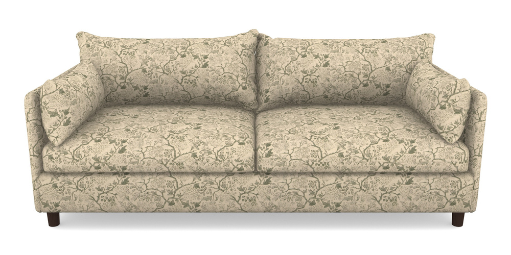 Product photograph of Madehurst 4 Seater Sofa In Rhs Collection - Gertrude Jekyll Linen Cotton Blend - Green from Sofas and Stuff Limited