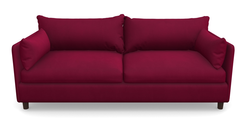 Product photograph of Madehurst 4 Seater Sofa In House Clever Velvet - Wine from Sofas and Stuff Limited