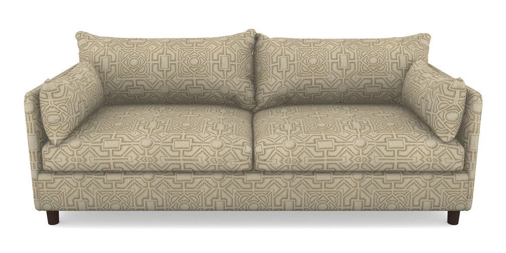 Product photograph of Madehurst 4 Seater Sofa In Rhs Collection - Large Knot Garden Linen - Gold from Sofas and Stuff Limited