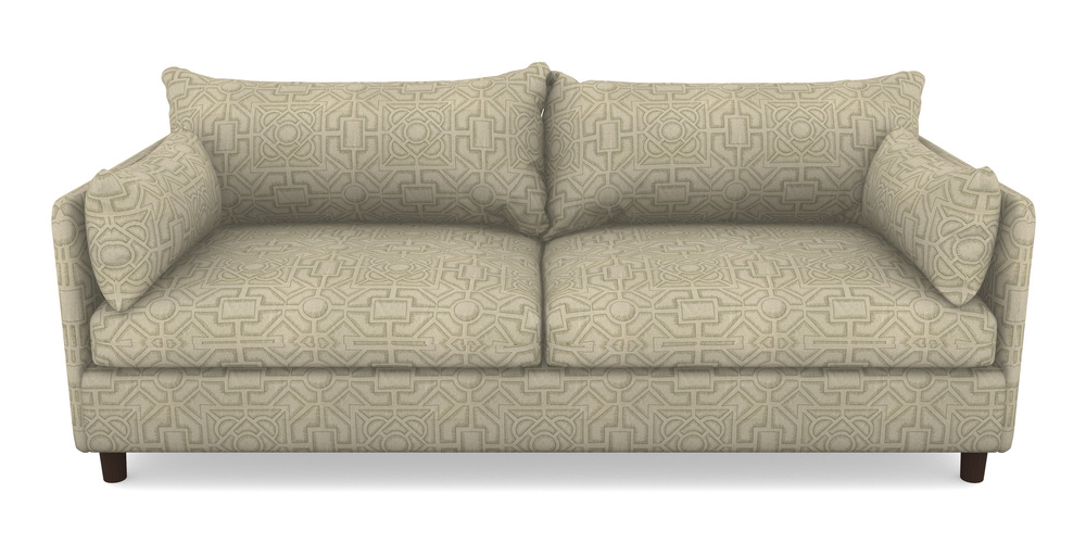 Product photograph of Madehurst 4 Seater Sofa In Rhs Collection - Large Knot Garden Linen - Pistachio from Sofas and Stuff Limited