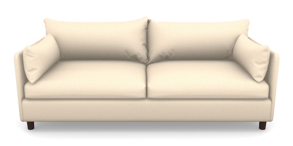 Product photograph of Madehurst 4 Seater Sofa In Plain Linen Cotton - Rice Pudding from Sofas and Stuff Limited