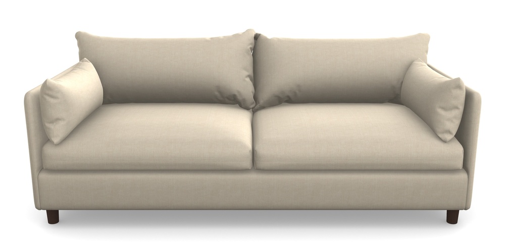 Product photograph of Madehurst 4 Seater Sofa In Super Soft Velvet - Hessian from Sofas and Stuff Limited