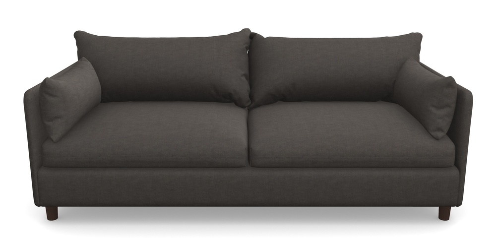 Product photograph of Madehurst 4 Seater Sofa In Super Soft Velvet - Mocha from Sofas and Stuff Limited