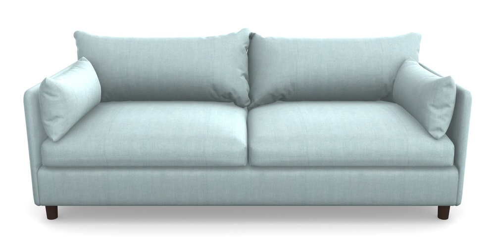 Product photograph of Madehurst 4 Seater Sofa In Super Soft Velvet - Sky from Sofas and Stuff Limited
