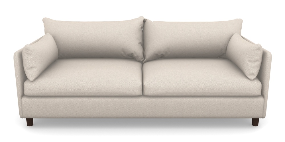 Product photograph of Madehurst 4 Seater Sofa In Two Tone Plain - Biscuit from Sofas and Stuff Limited