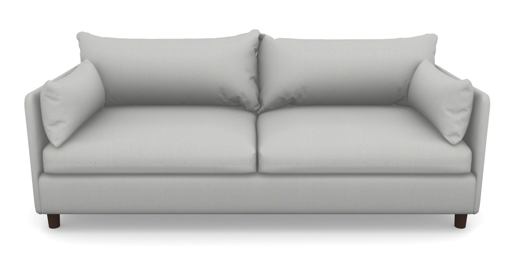 Product photograph of Madehurst 4 Seater Sofa In Two Tone Plain - Grey from Sofas and Stuff Limited