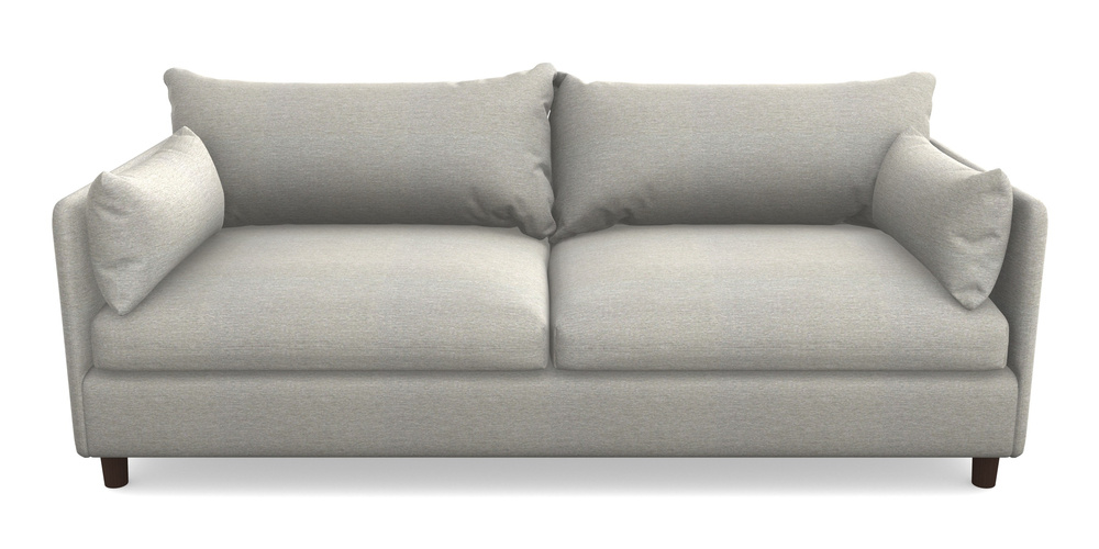 Product photograph of Madehurst 4 Seater Sofa In Textured Velvet - Silver from Sofas and Stuff Limited