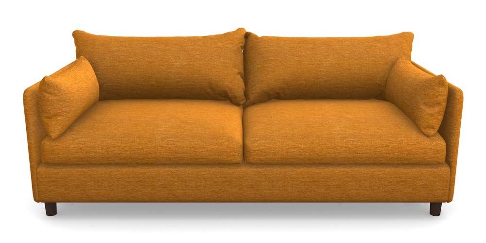 Product photograph of Madehurst 4 Seater Sofa In Textured Velvet - Turmeric from Sofas and Stuff Limited