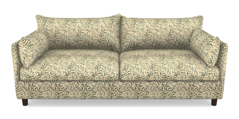 Product photograph of Madehurst 4 Seater Sofa In William Morris Collection - Willow Boughs - Cream Pale Green from Sofas and Stuff Limited