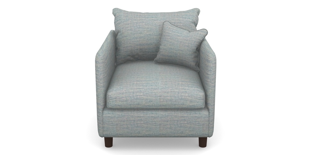 Product photograph of Madehurst Chair In Basket Weave - Blue from Sofas and Stuff Limited