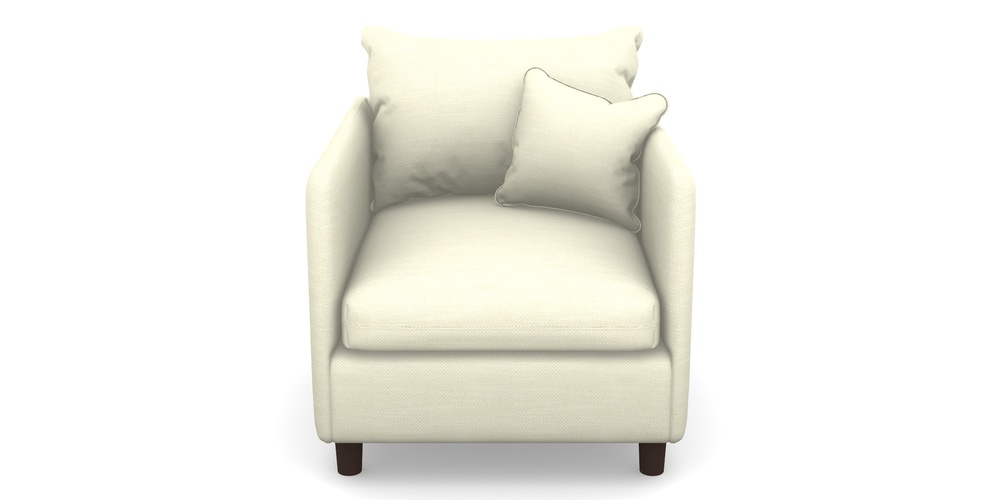 Product photograph of Madehurst Chair In Basket Weave - Cream from Sofas and Stuff Limited