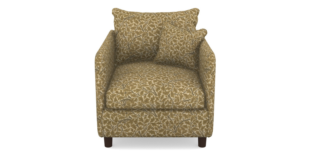 Product photograph of Madehurst Chair In V A Drawn From Nature Collection - Oak Tree - Gold from Sofas and Stuff Limited