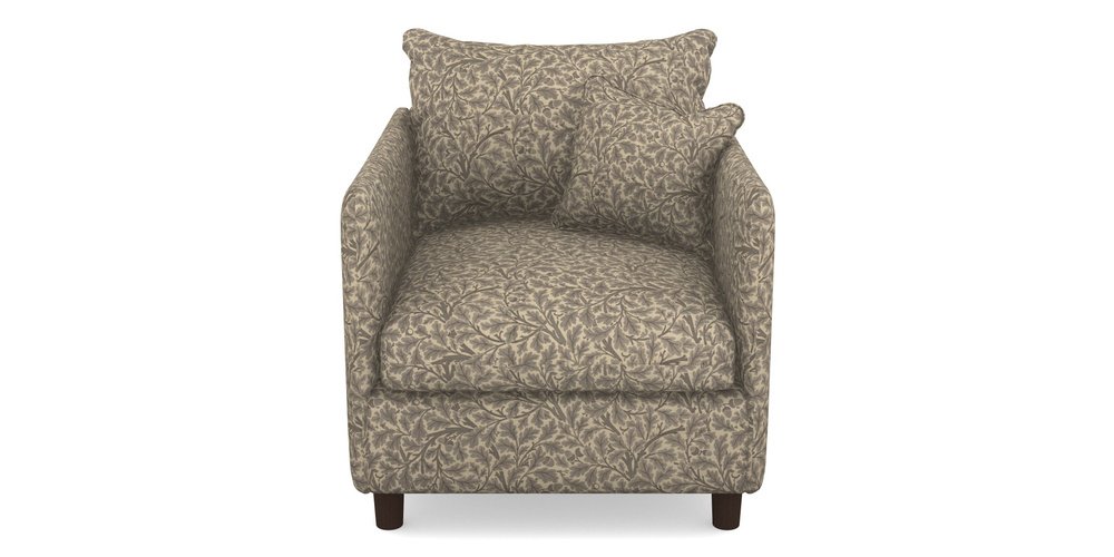 Product photograph of Madehurst Chair In V A Drawn From Nature Collection - Oak Tree - Grey from Sofas and Stuff Limited